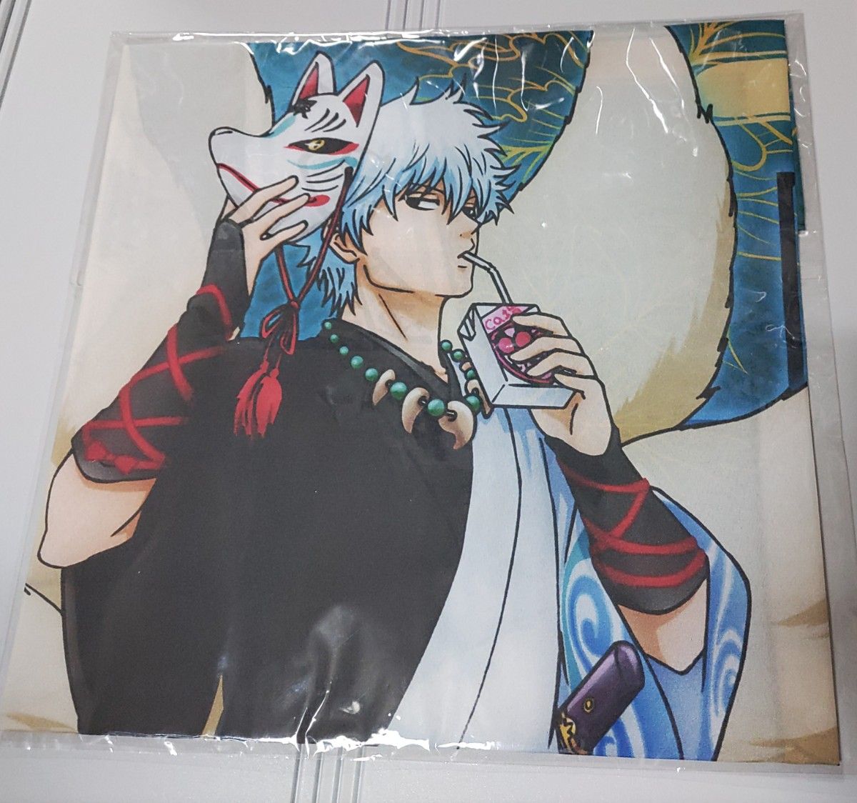 銀魂 アニくじ 坂田銀時 マルチクロス 未開封品レア 検索 妖狐 はろう