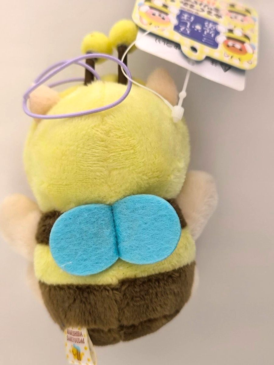 2個セット 豆しば三兄弟 ゆるぐるみ ミツバチ ハニー さすけ 麦之助