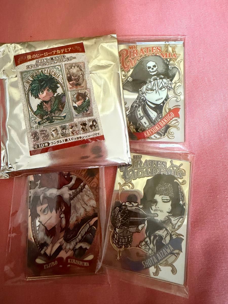 僕のヒーローアカデミア パブミラー風アクリルステッカーコレクション