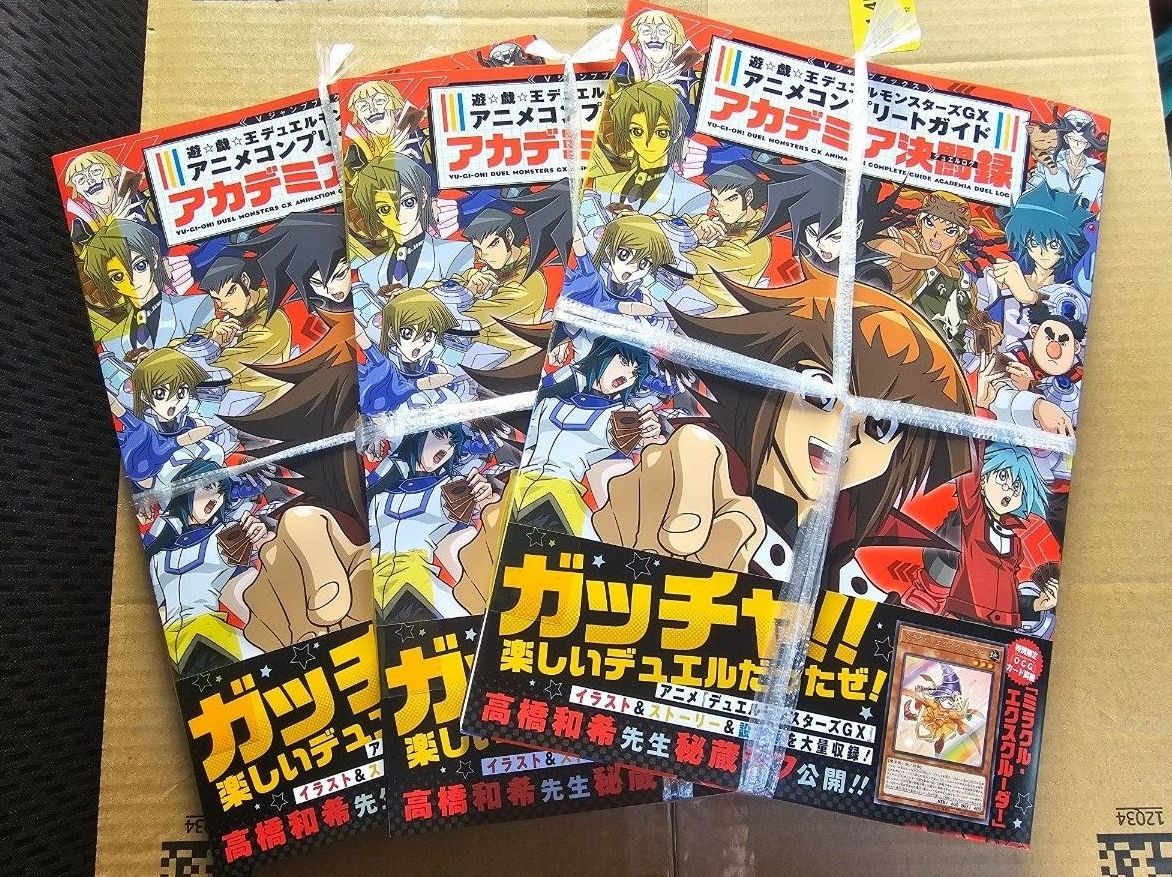 遊戯王 アニメコンプリートガイド アカデミア決闘録 3冊セット プロモ