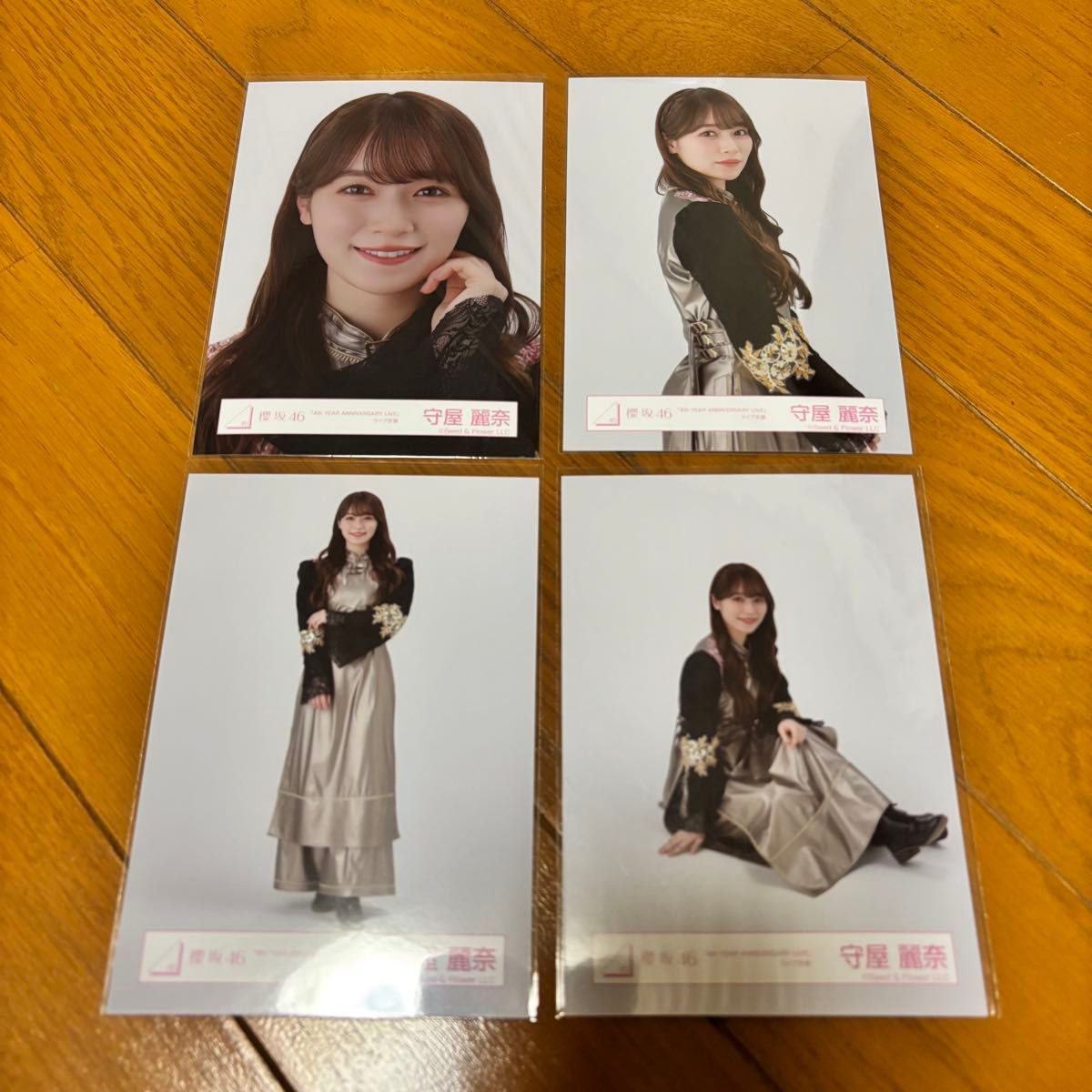 櫻坂46 生写真 守屋麗奈 4th ANNIVERSARY LIVE ライブ衣装 コンプ