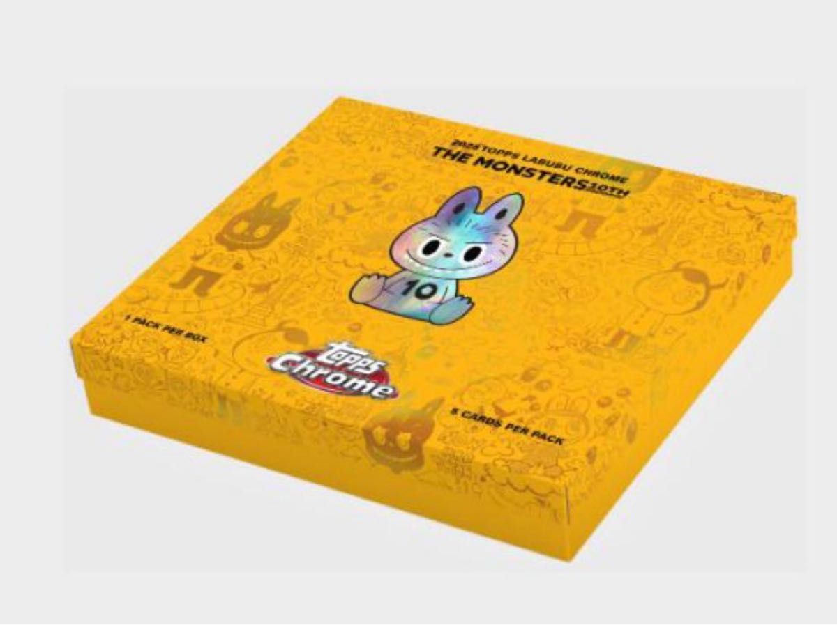 2025 topps chrome labubu 10th アニバーサリー ボックスラブブ トレカ