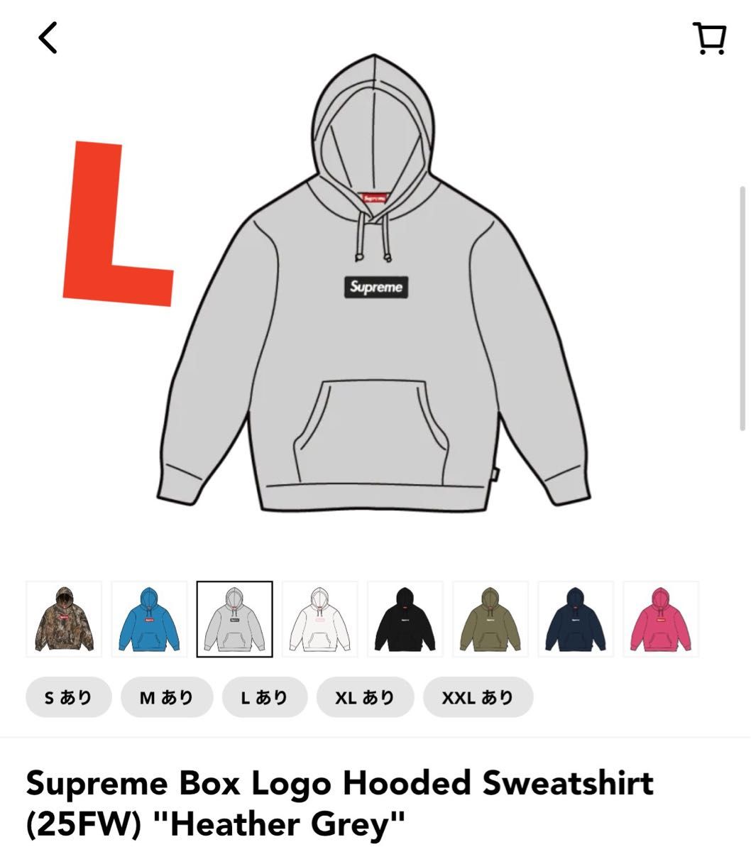 Supreme Box Logo Hooded Sweatshirt (25FW) 