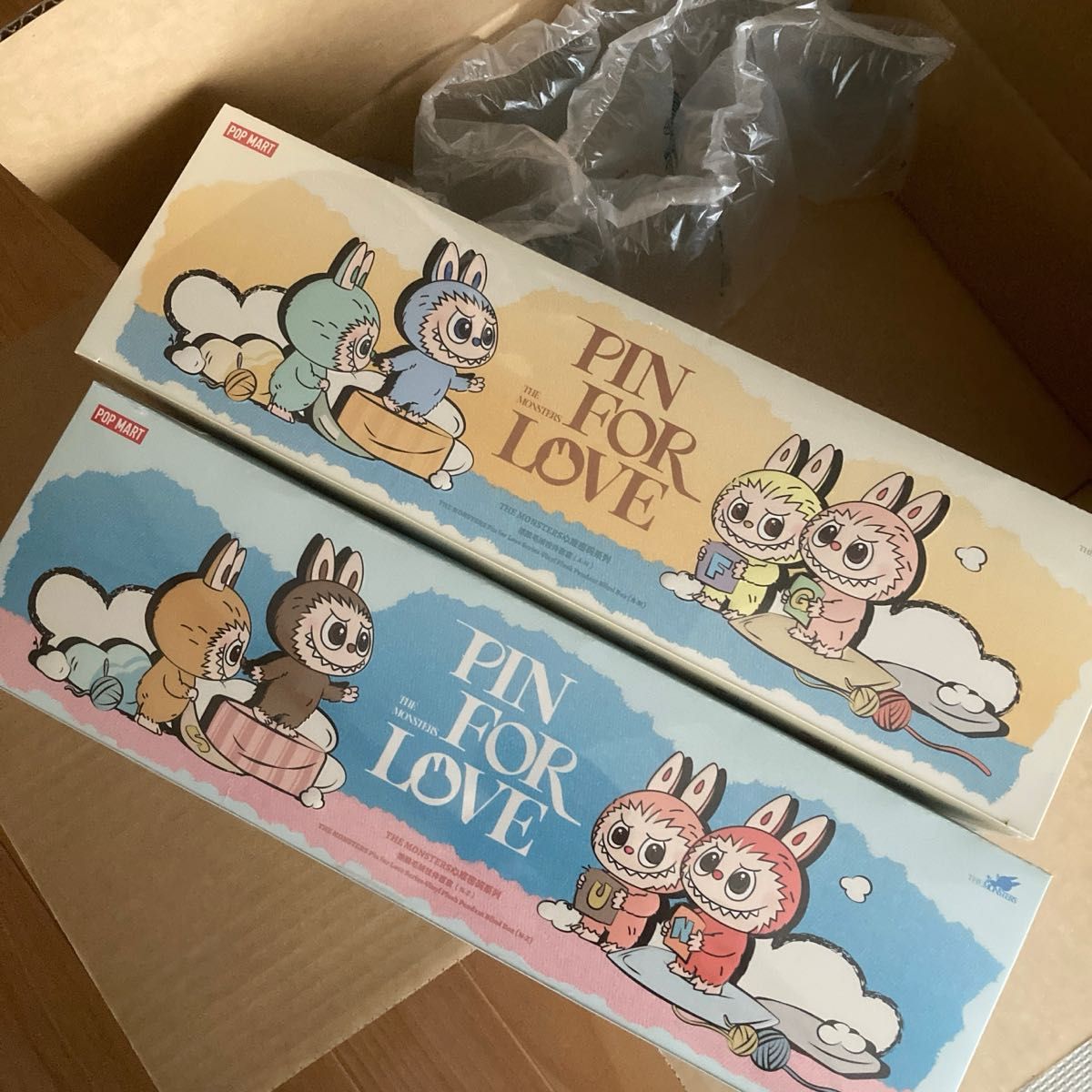 POP MART 購入 2ボックス シュリンク有 正規品イニシャル ラブブ PIN