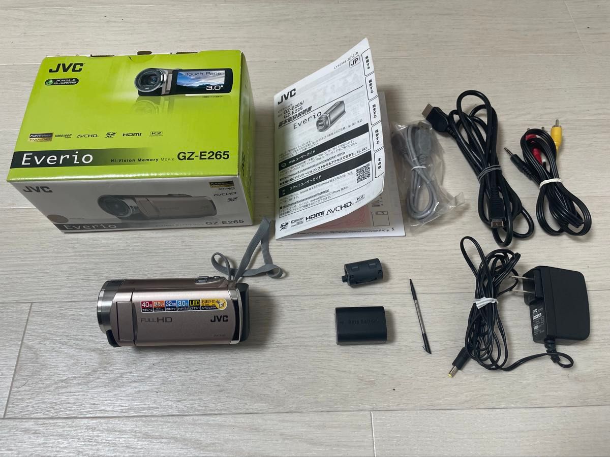 JVC GZ-E265 Everio ビデオカメラ ピンクゴールド｜Yahoo!フリマ（旧