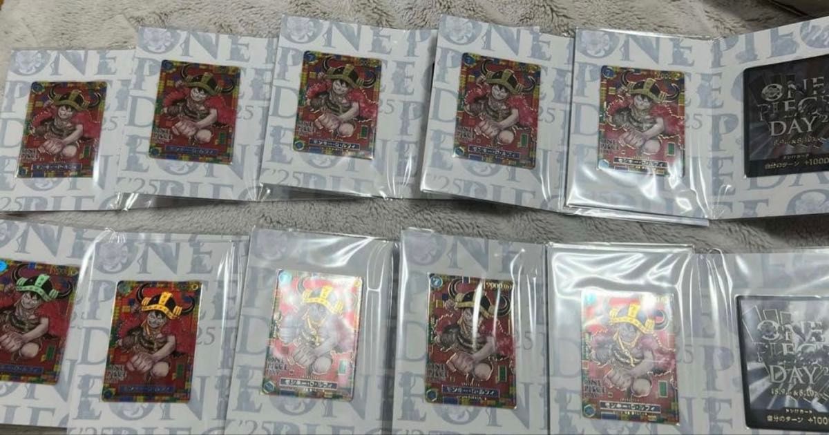 ONE PIECE DAY 25 ルフィカード 9000レアリティx 20セット｜Yahoo