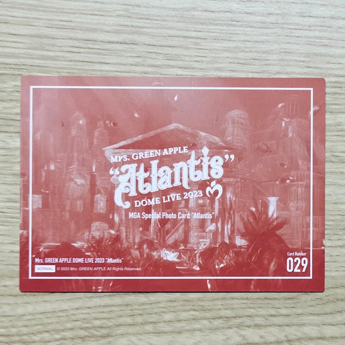 Mrs GREEN APPLE 大森元貴 フォトカード アトランティス 029｜Yahoo