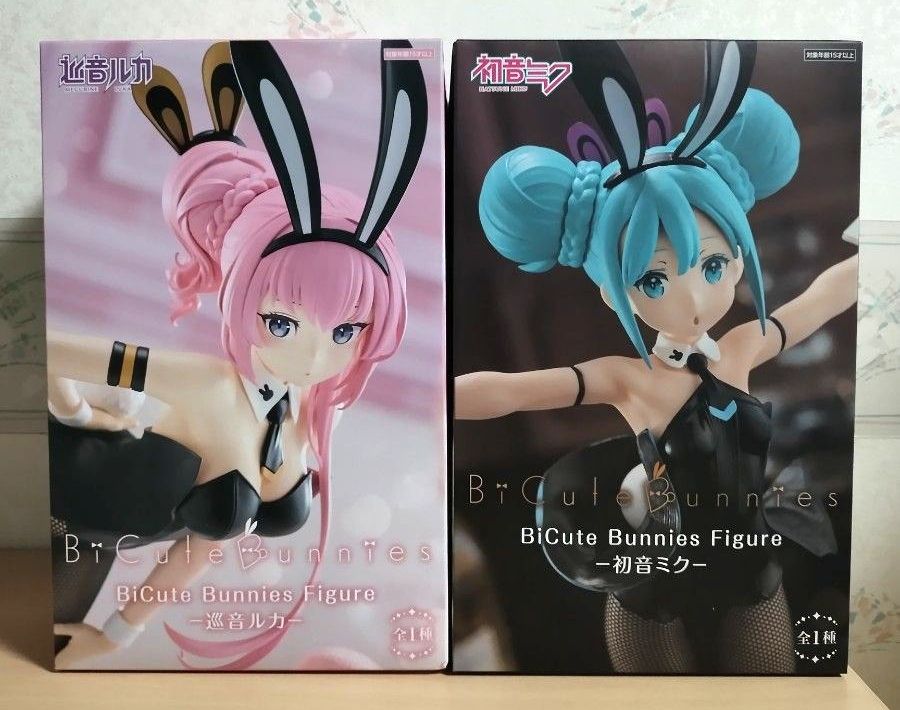 初音ミク 巡音ルカ BiCute Bunnies Figure フィギュア バニー｜Yahoo