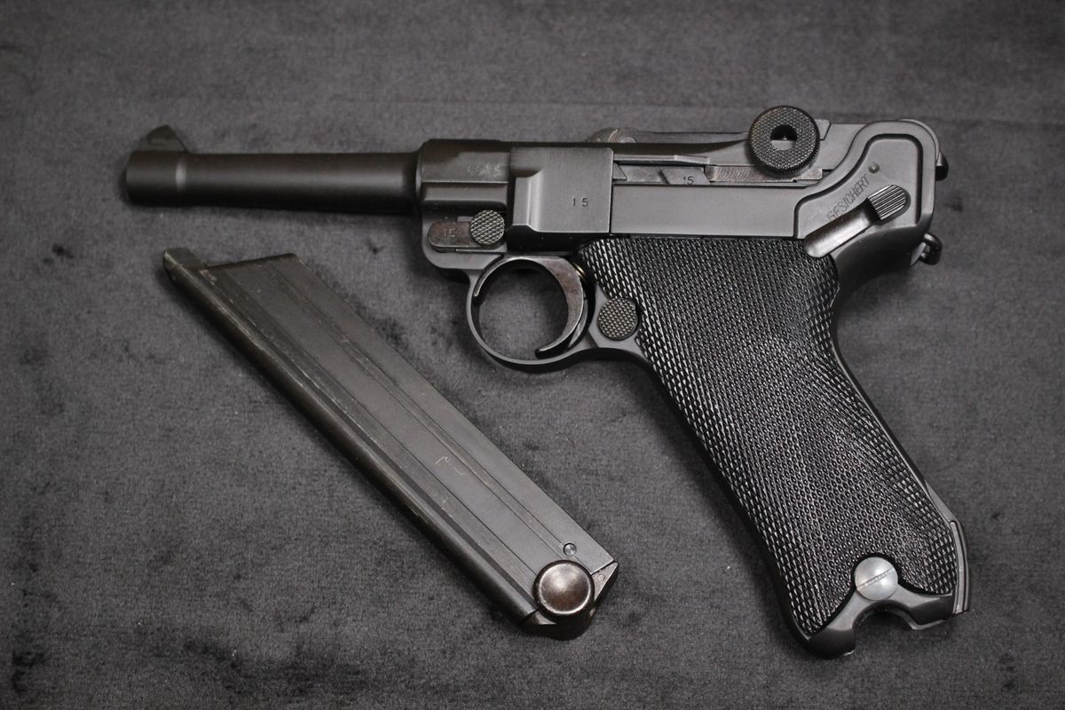 タナカワークス LUGER ルガー P08 HW 4インチ マグナブローバック ガス
