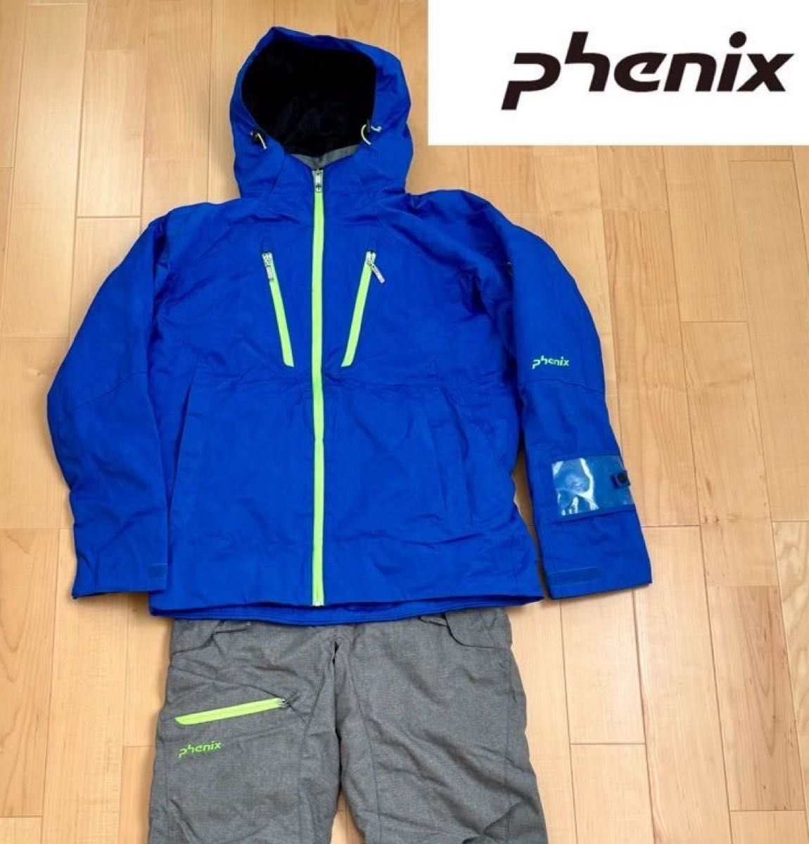 Phenix フェニックス スキーウェア 上下セット メンズ Mサイズ ブルー