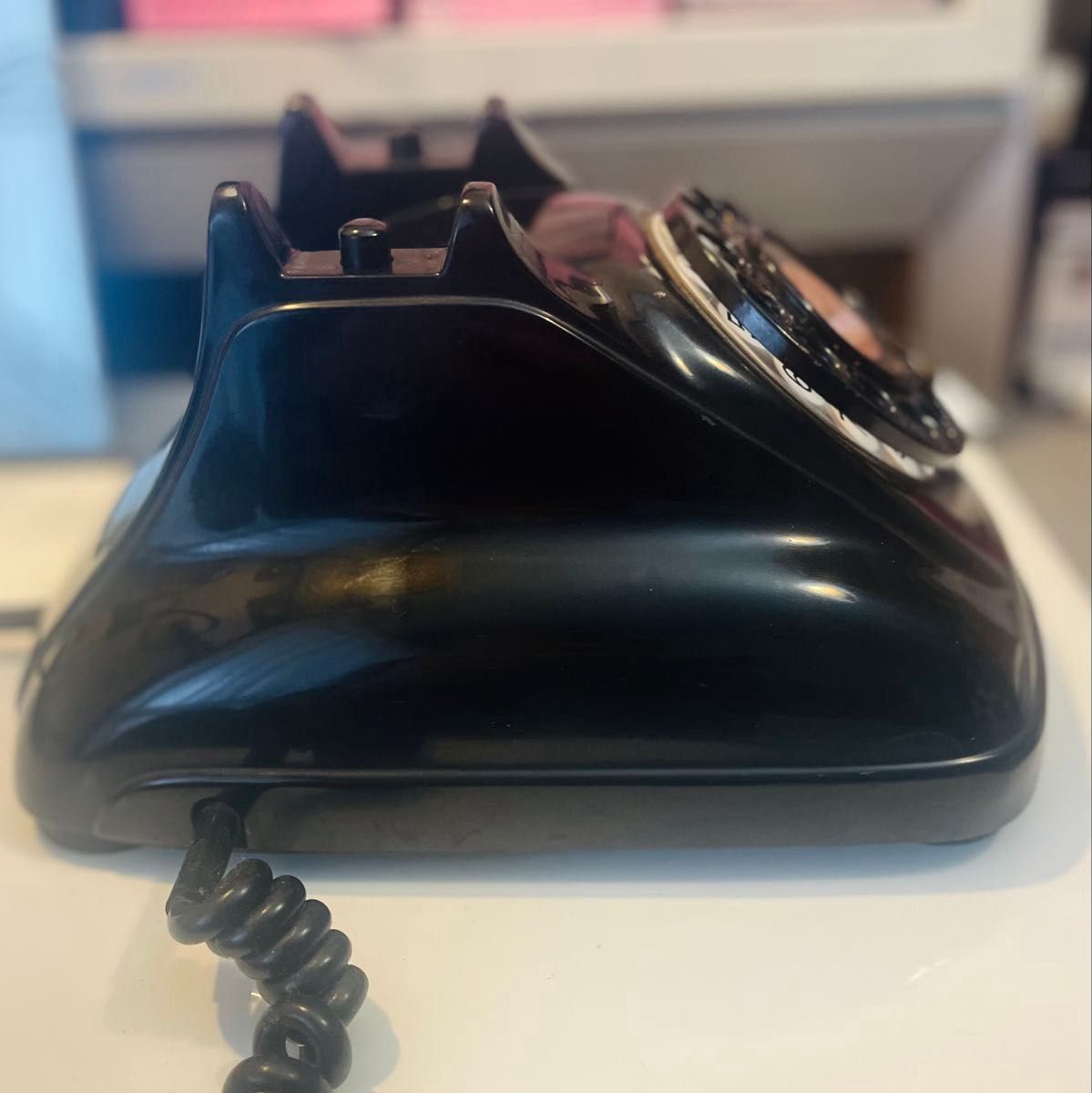 昭和レトロ 4号黒電話 ダイヤル式電話機 日本電信電話公社｜Yahoo