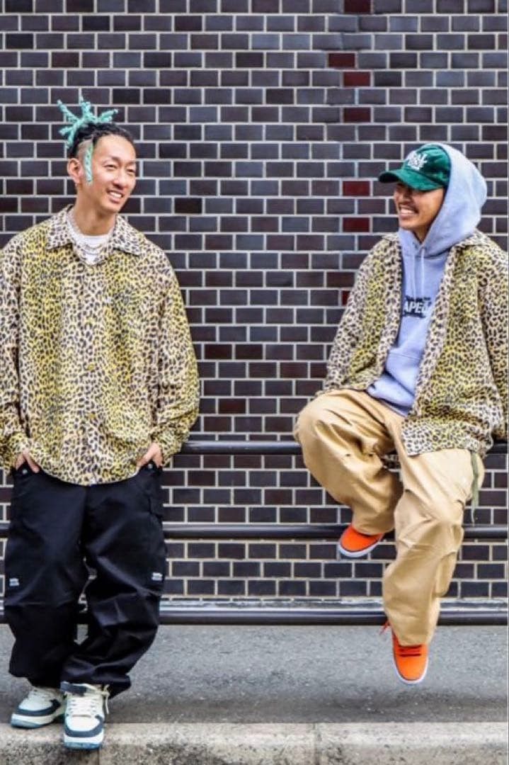 SAPEur/サプール/レオパード/ヒョウ柄/豹柄/長袖シャツ/アメカジ