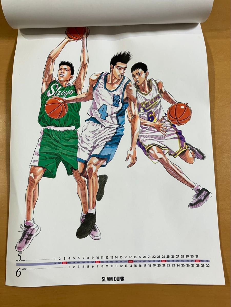 SLAM DUNK スラムダンク カレンダー 1998｜Yahoo!フリマ（旧PayPayフリマ）