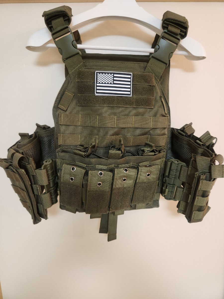 プレートキャリア オリーブトラブ(OD)