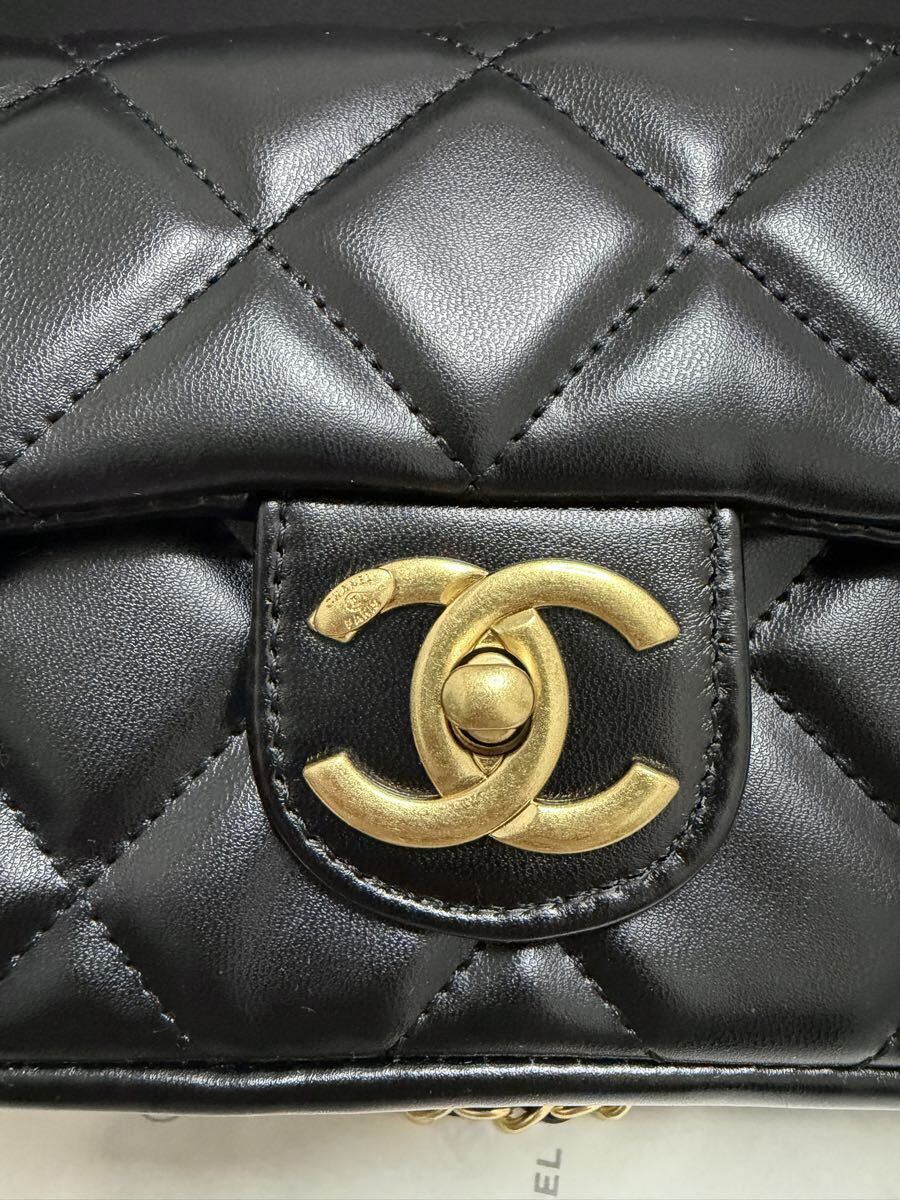 未使用 CHANEL VIPノベルティ キルティング ショルダーバッグ ハート