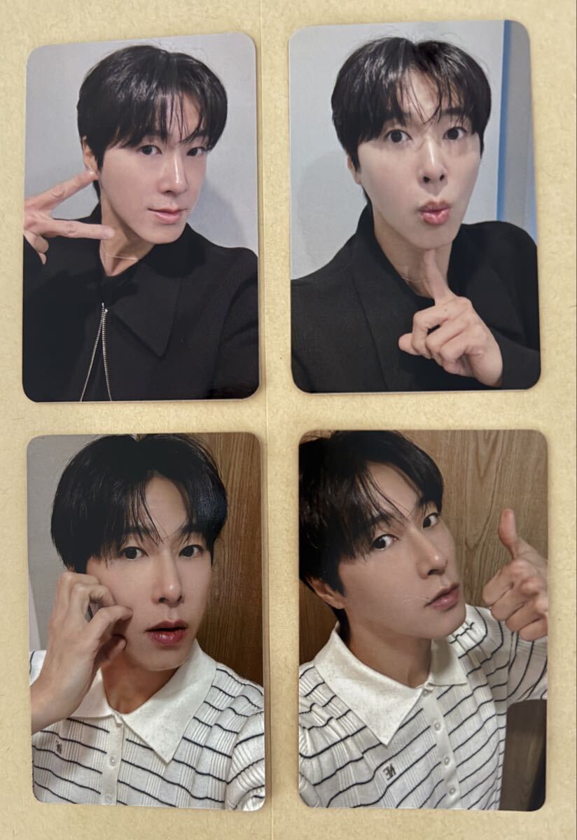 東方神起ユノソロアルバム［I-KNOW ］ サイン会トレカ2種4枚セットC