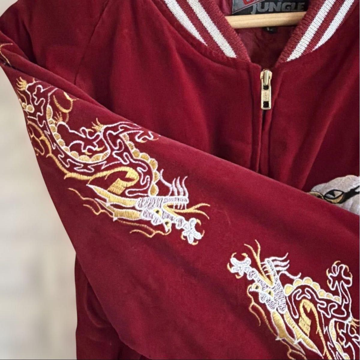 90s JUNGLE STORM 別珍 スカジャンLサイズ｜Yahoo!フリマ（旧PayPay