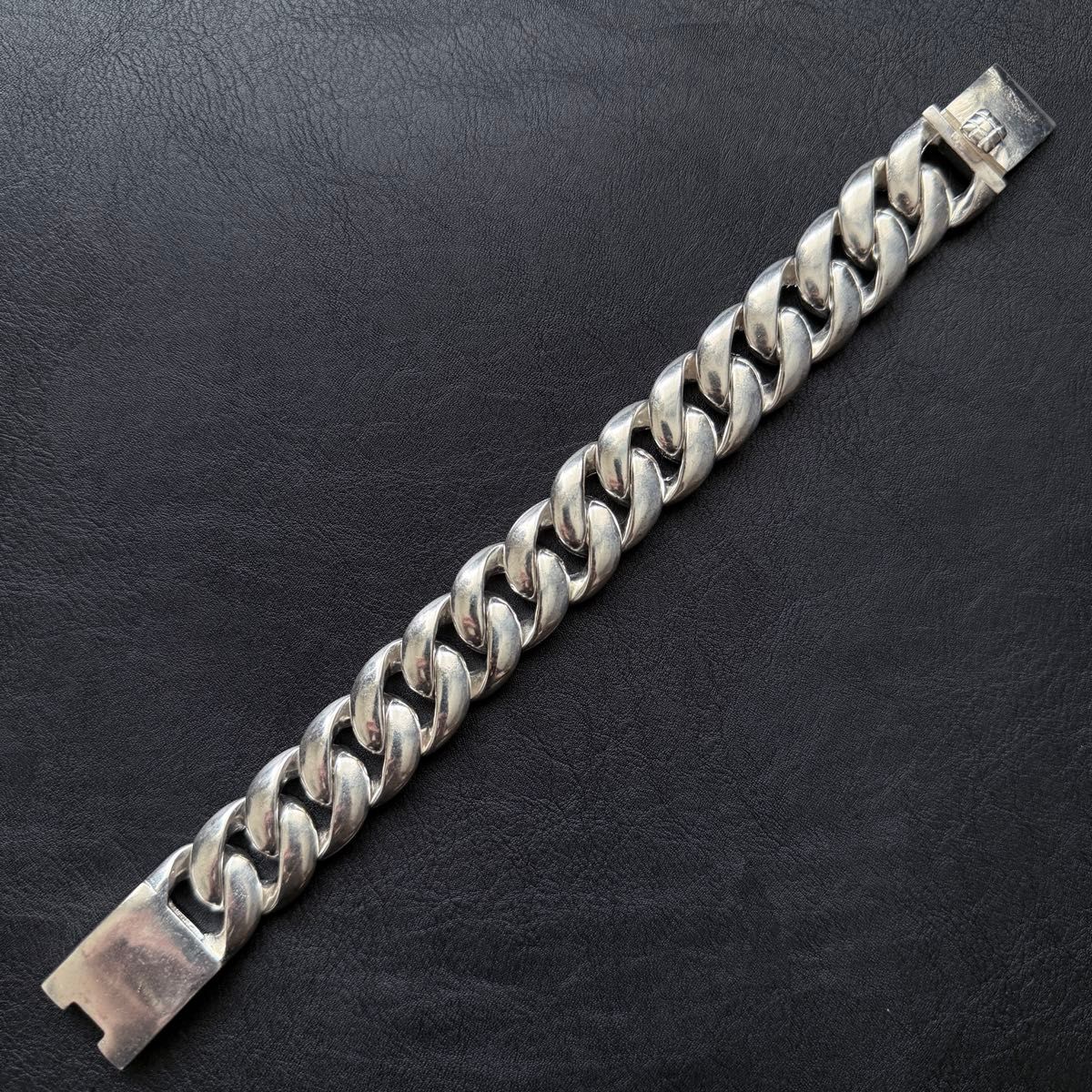 シルバー925刻印あり 極太 喜平チェーン ネックレス ヴィンテージ