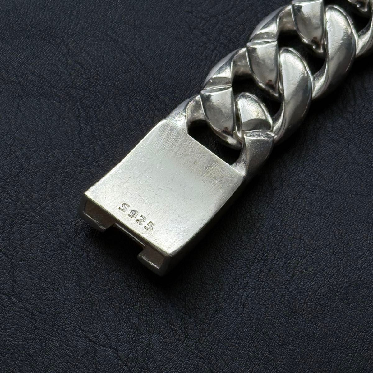 シルバー925刻印あり 極太 喜平チェーン ネックレス ヴィンテージ