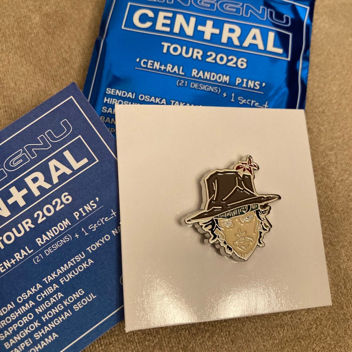 King Gnu CEN+RAL ピンズ ピンバッチ キングヌー 2026 14 DAIKI