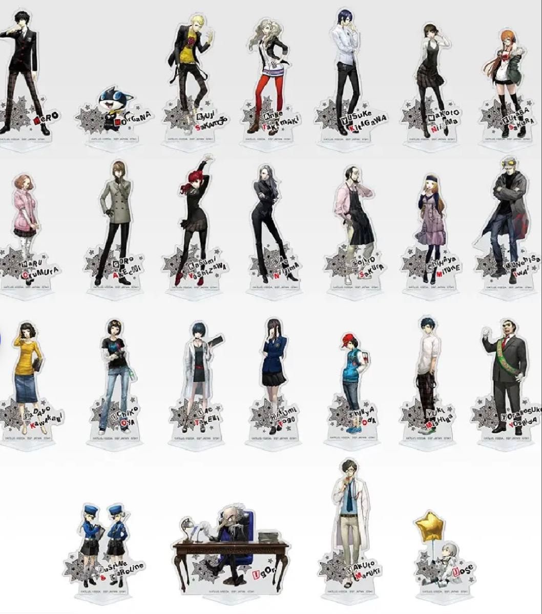 一番くじ ペルソナ5 ザ・ロイヤル F賞 アクリルスタンド コンプリート