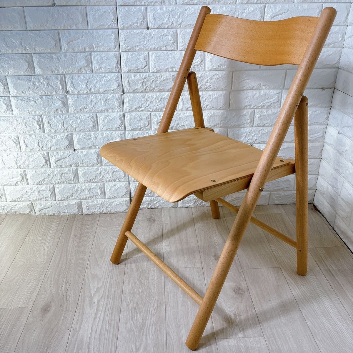 無印良品 MUJI 折りたたみチェア 椅子 天然木 ブナ材 廃盤 人気 家具