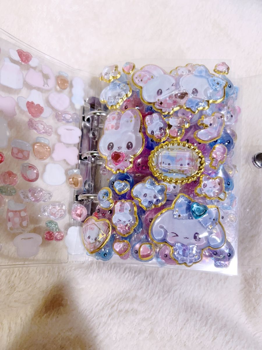 シール帳完成品 ボンボンドロップシール ウォーターシール おはじき