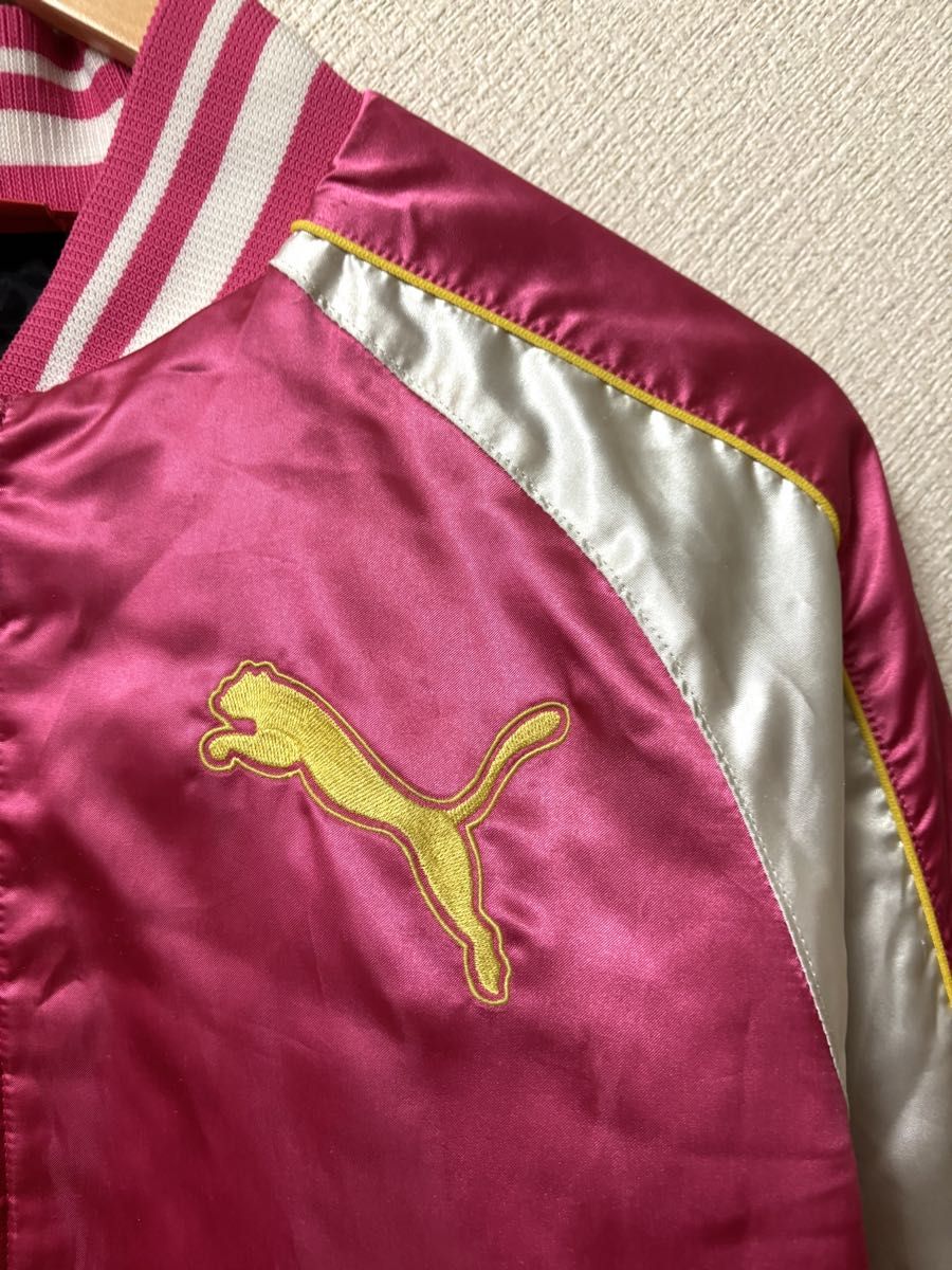 PUMA プーマ スカジャン 風 ジャケット M 中古｜Yahoo!フリマ（旧