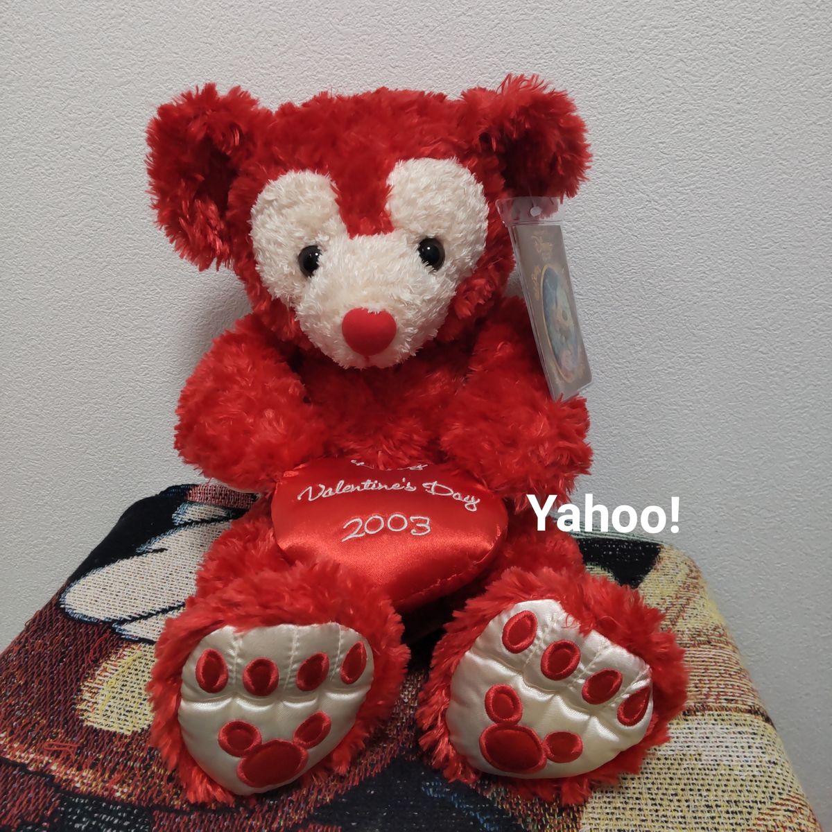 2003 バレンタイン ディズニーベア ダッフィー WDW 赤 レッド