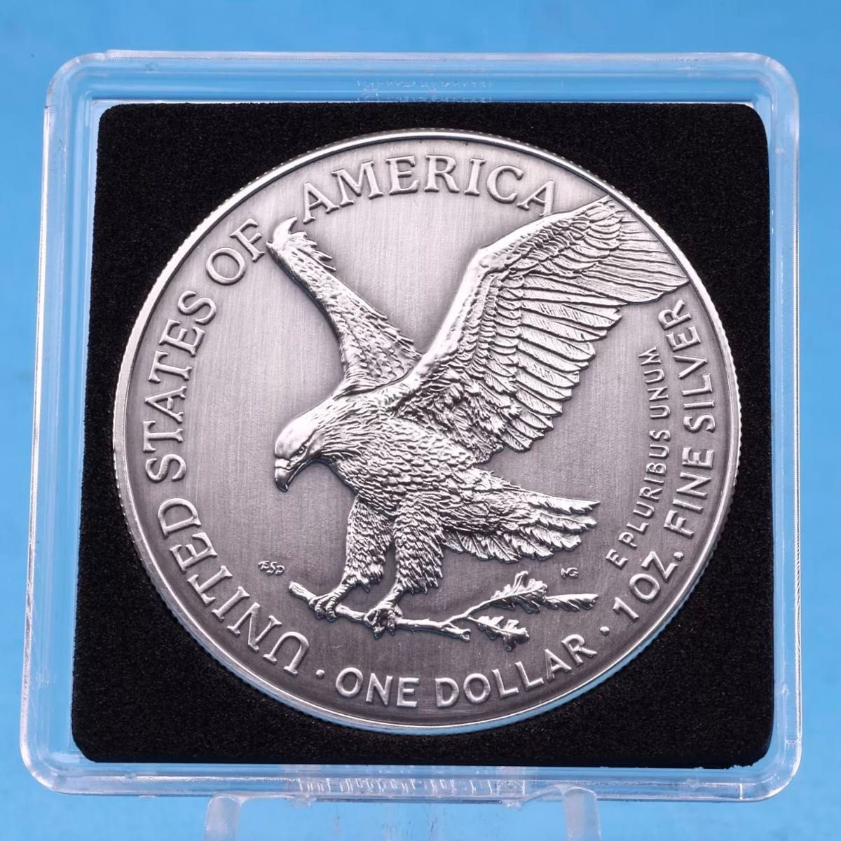 世界200枚限定】アメリカ イーグル 銀貨 カラー + アンティーク仕上げ