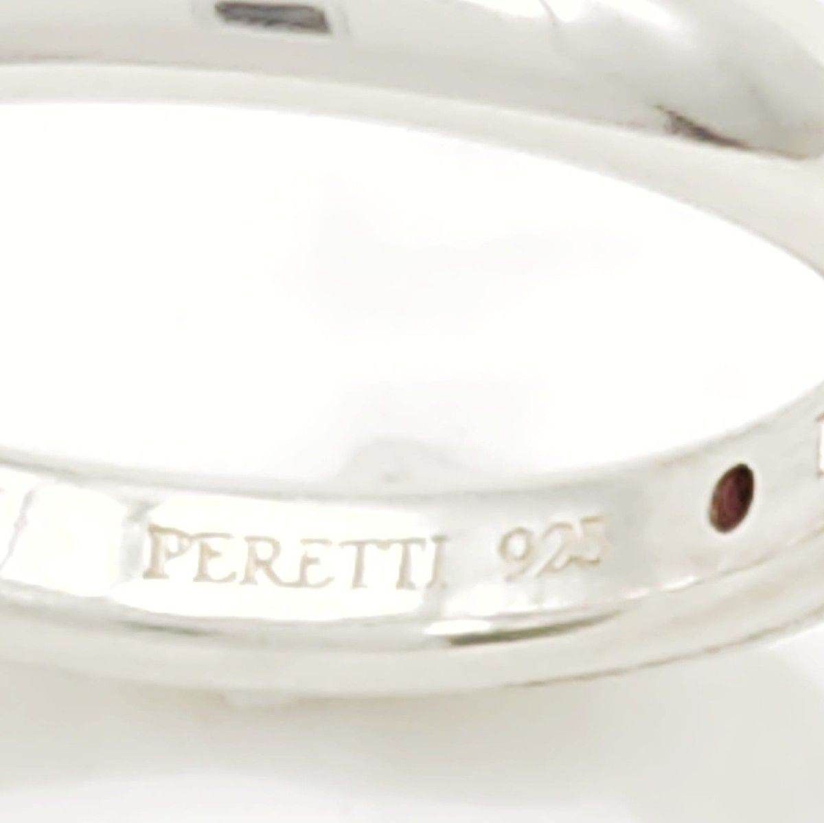 極美品】 ティファニー リング9号 ルビー スタッキングバンド シルバー