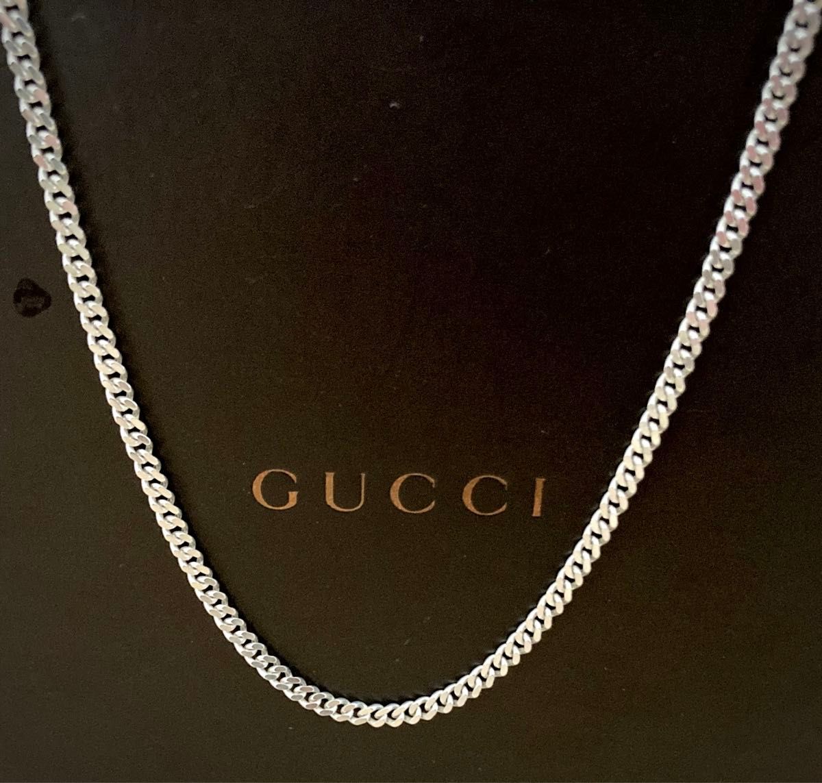 7)正規品 GUCCI/グッチ 喜平 チェーン ネックレス シルバー925