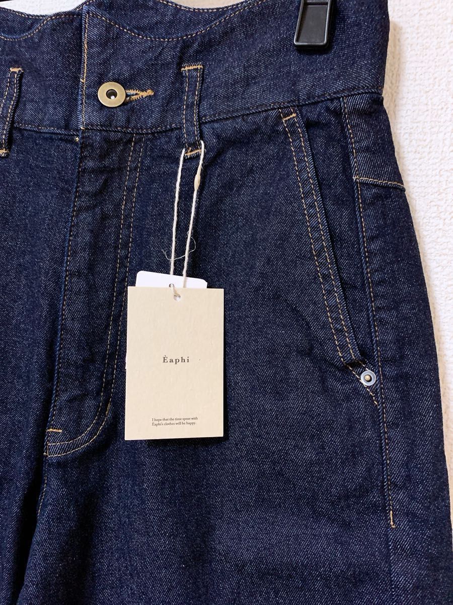 Eaphi エフィ ウエスト ウェーブ デニム WAVE DESIGN HIGH WAIST DENIM