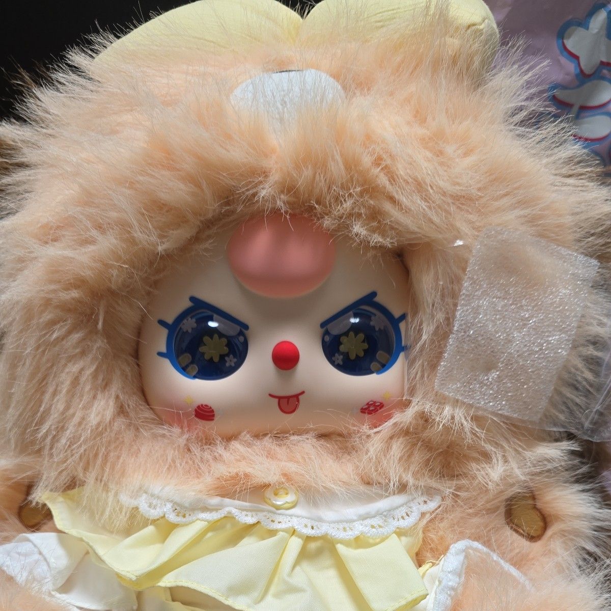 400%Baby Three リリーラビットタウン第5世代ぬいぐるみ オレンジ茶色