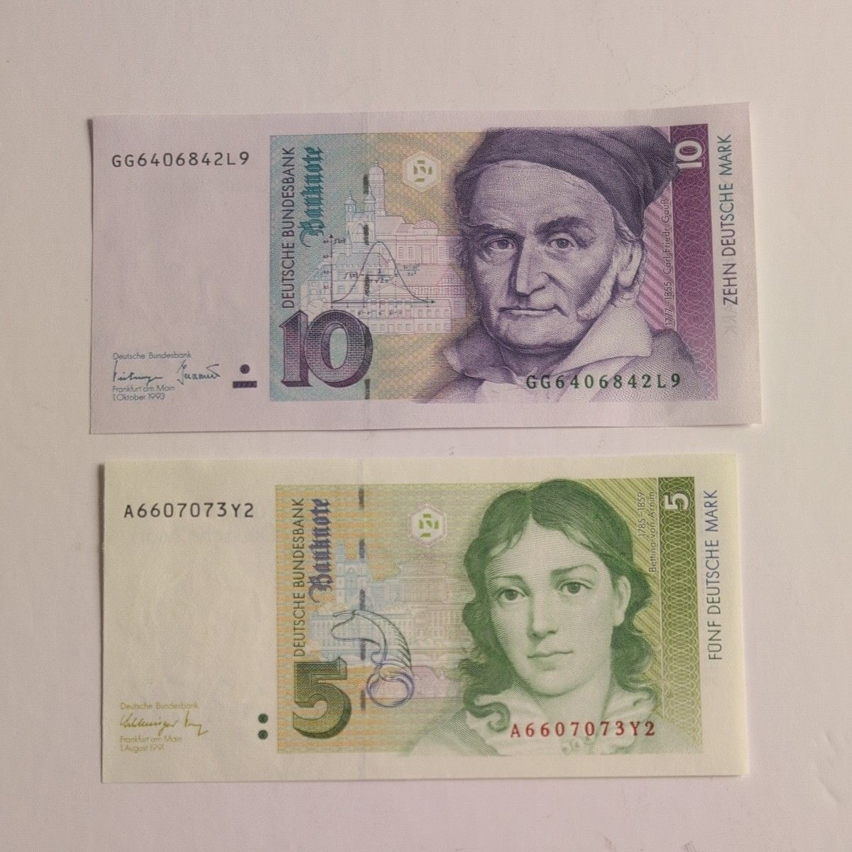 ドイツ 旧紙幣 10マルク 5マルク 2枚セット 外国紙幣｜Yahoo!フリマ