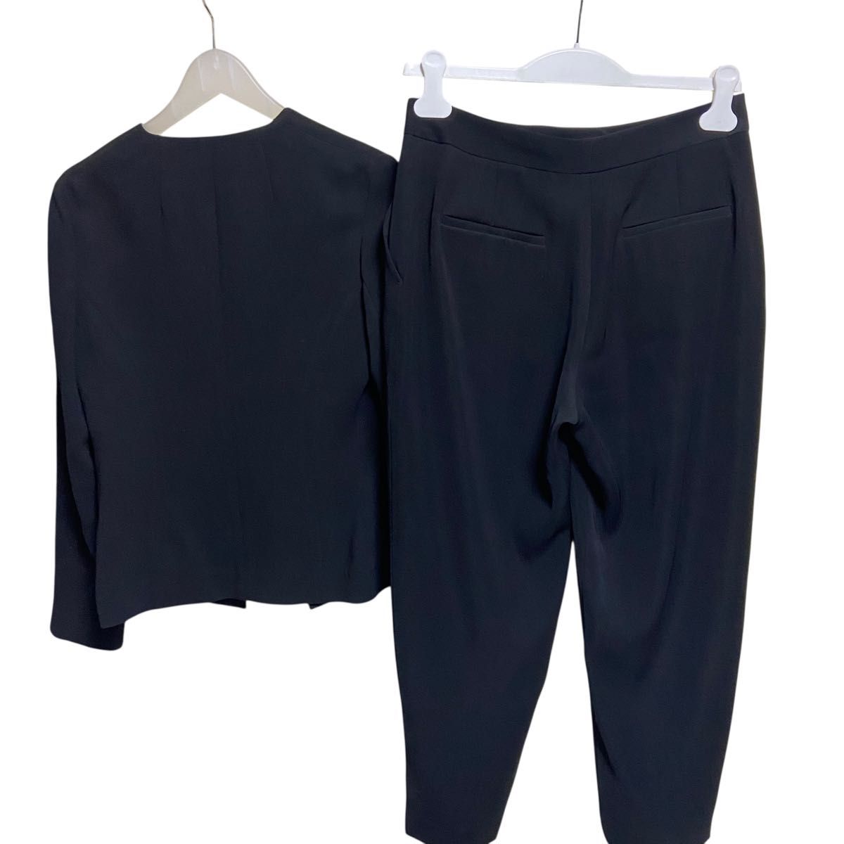 theory luxe セオリーリュクス ノーカラー セットアップ ジャケット