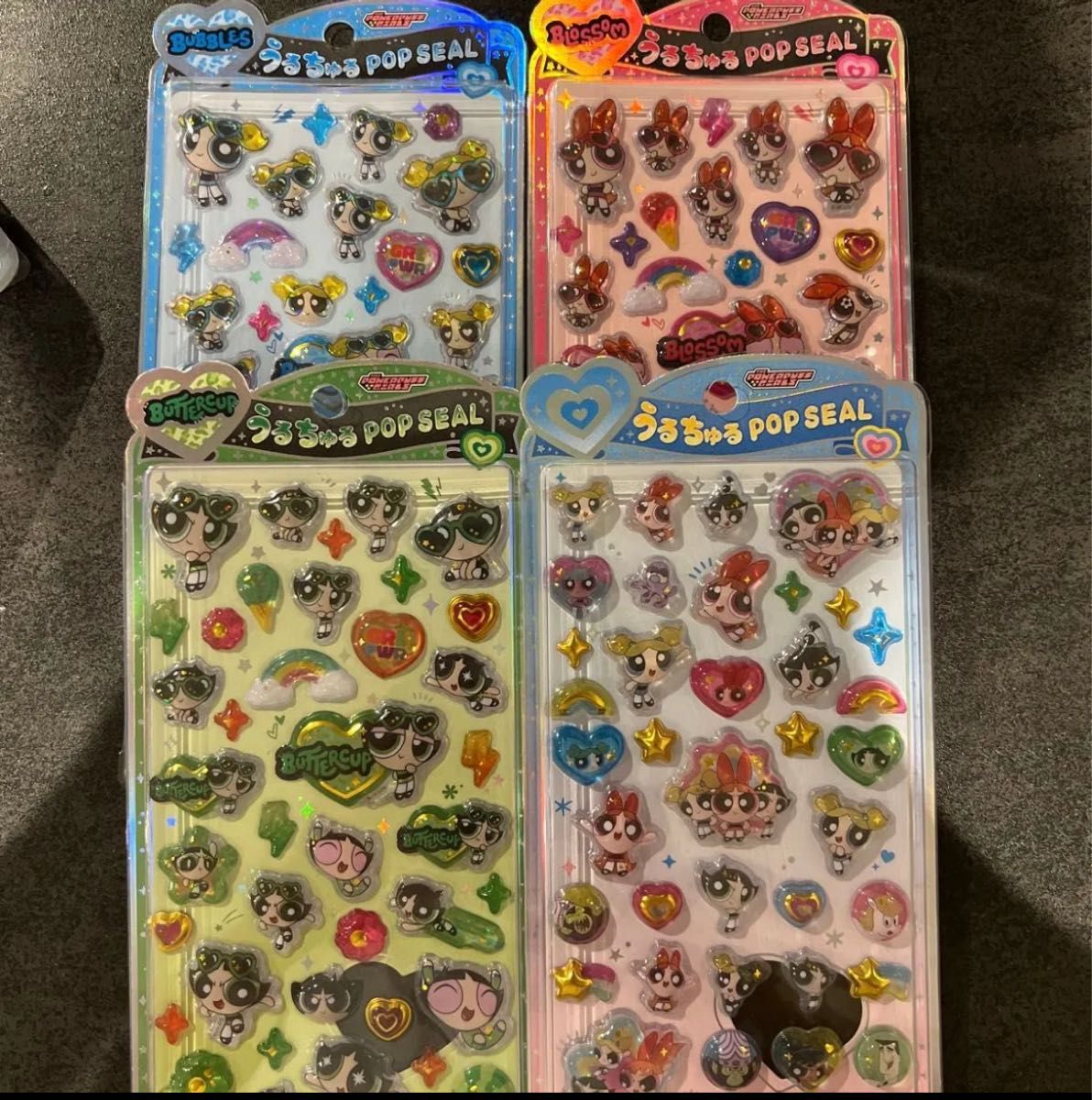 パワーパフガールズ うるちゅるポップシール パワパフ プチドロップ