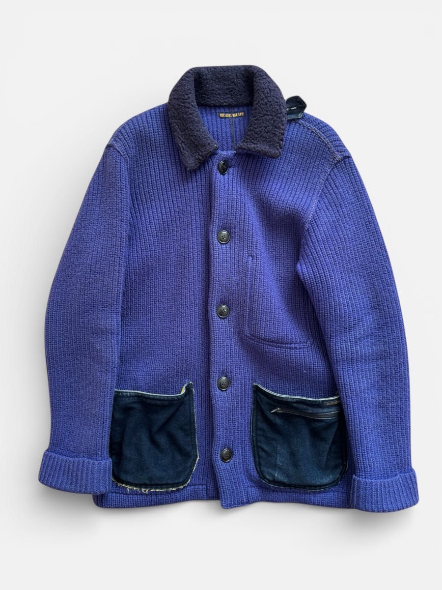 ≪BLUE BLUE≫圧縮ニットジャケット キムタク ラブジェネ 木村拓哉