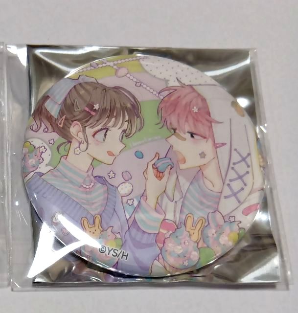 多聞くん今どっち F/ACE展 トレーディング缶バッジ 福原多聞＆木下うた