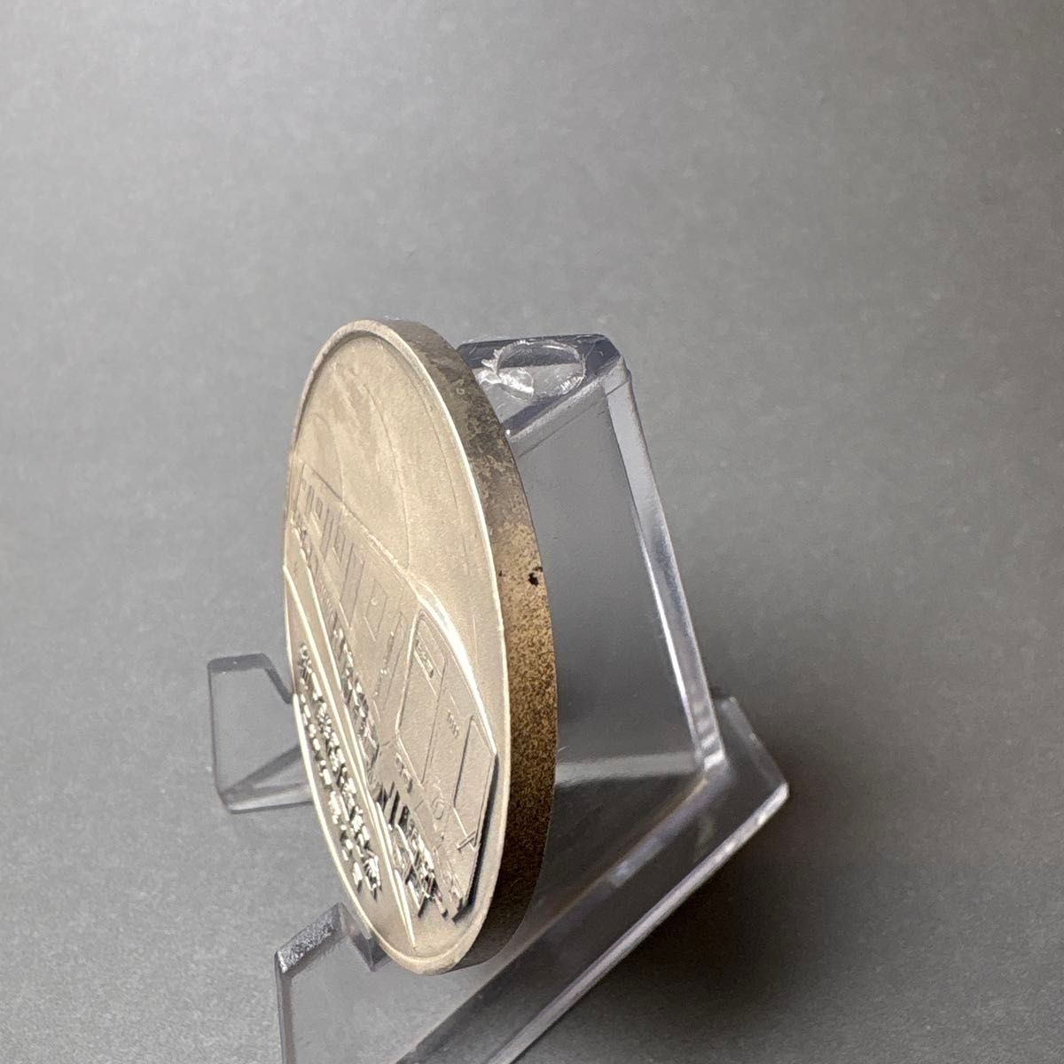 純銀 約41 5g 横浜市営地下鉄開通 昭和47年 記念メダル シルバー