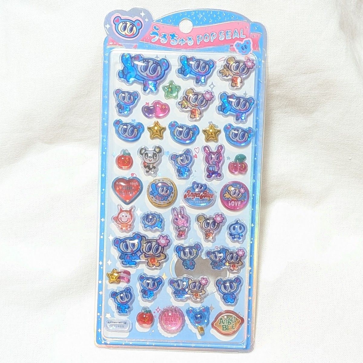 正規品】エンジェルブルー うるちゅるポップシール ボンボンドロップ