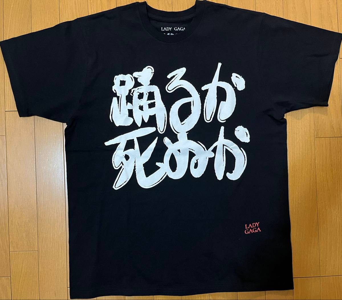 レディーガガ【LADY GAGA 2026 MAYHEM ball】踊るか死ぬかTシャツ L