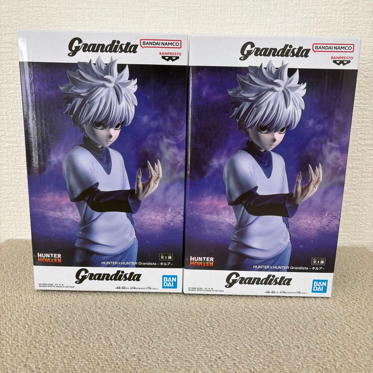 HUNTER×HUNTER Grandista キルアのフィギュア2個セット 未開封