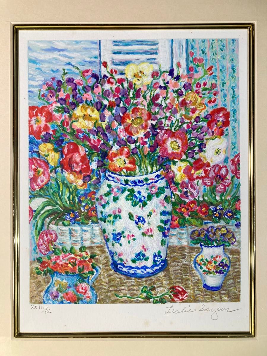 肉質画 【花】サインあり 肉質画 【花】サインあり 美術品