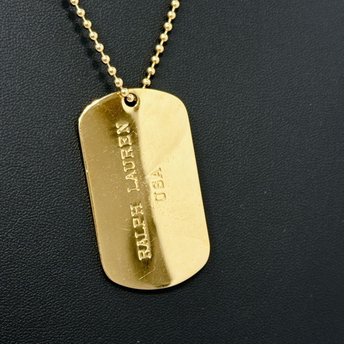 ラルフローレン RALPH LAUREN USA ネックレス 金 ゴールドタグ