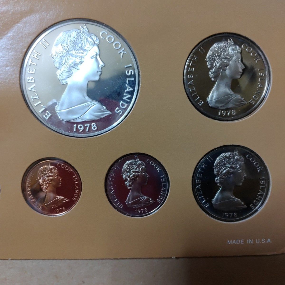 COOK ISLANDS PROOF SET クック諸島 プルーフセット 1978年