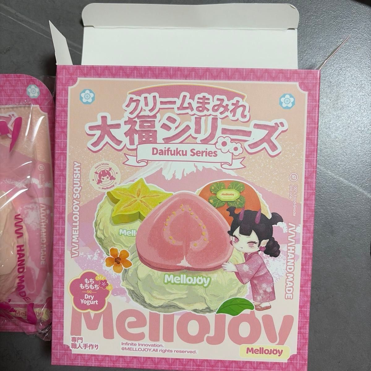 メロジョイ mellojoy 大福 スクイーズ 柿 大福シリーズ Mellojoy かき
