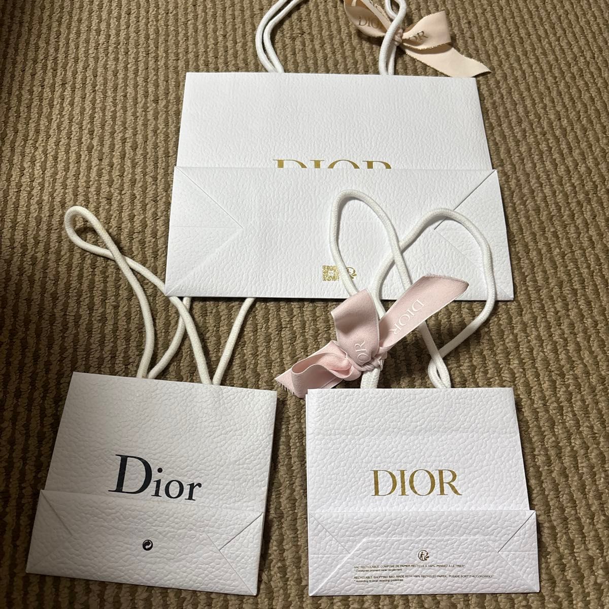 neko 国内正規品 ディオール ショッパー 紙袋 リポン付き 100枚 国内