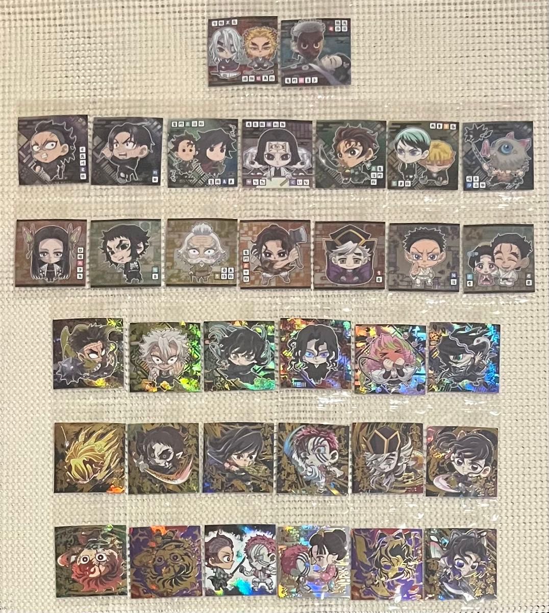 鬼滅の刃 シールウエハース13全32種類フルコンプ＋シールウエハース14