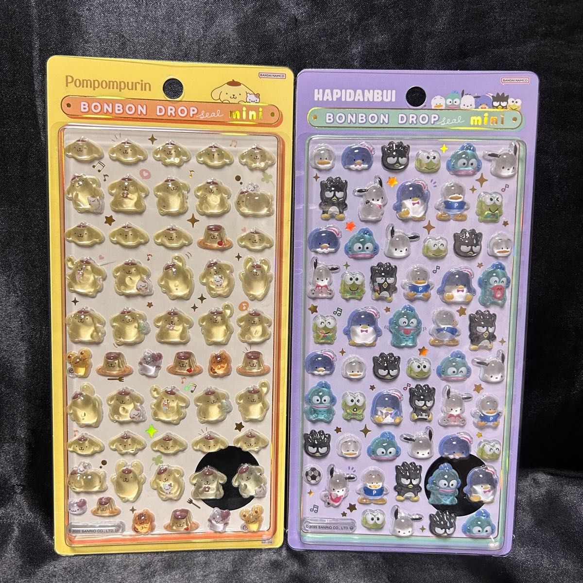 正規品 ボンボンドロップシールミニ はぴだんぶい ポムポムプリン